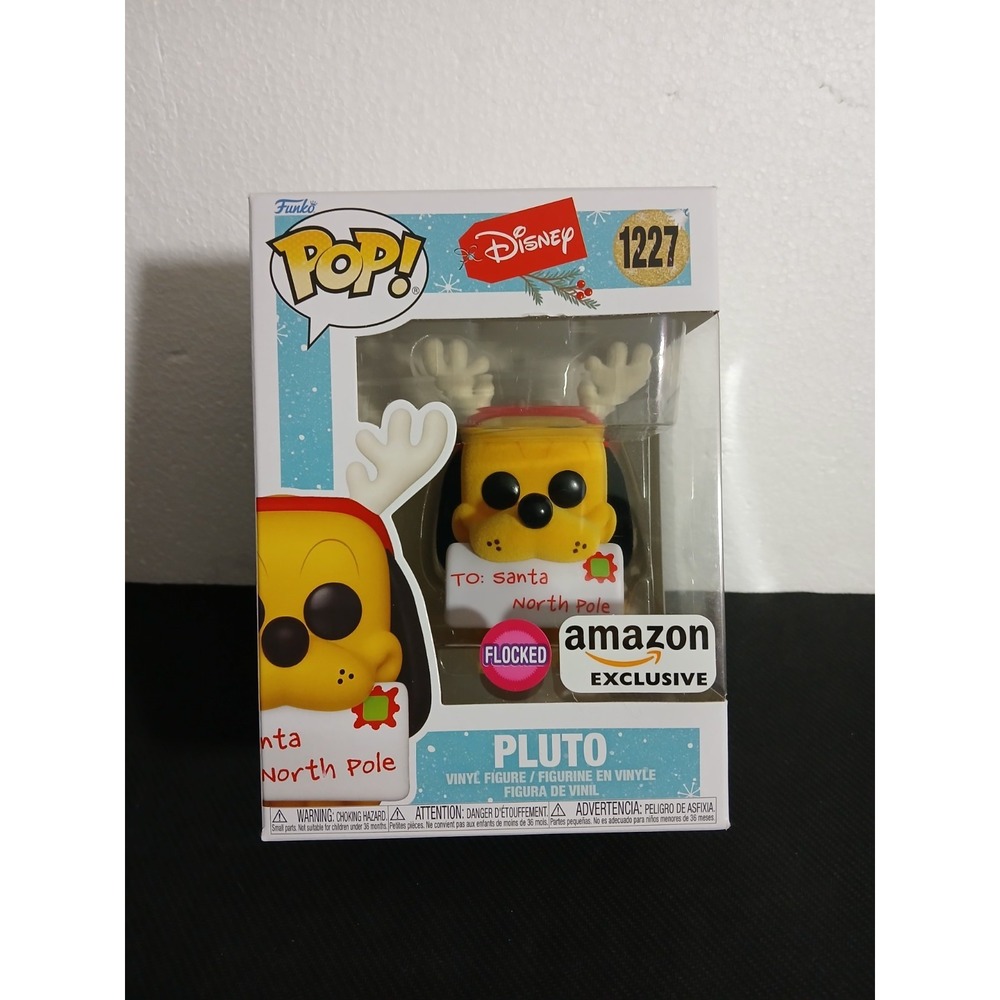 Funko Pop! Vinyl: Disney Pluto #1227 Amazon Exclusive Flocked